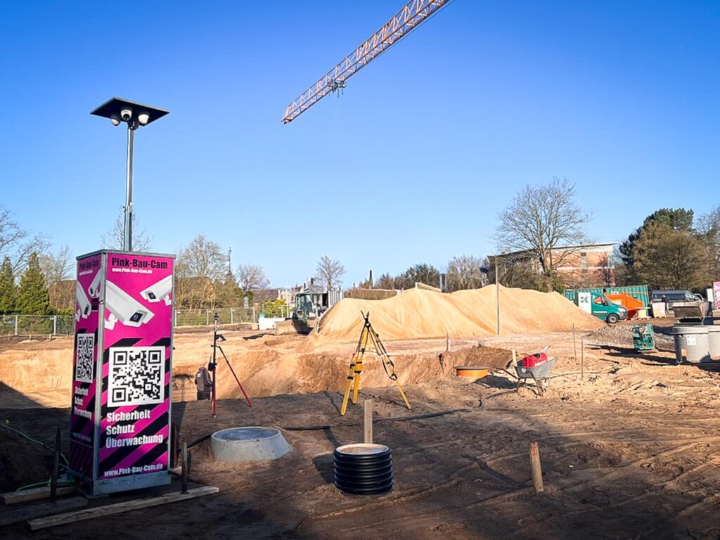 Überwachung eines Umspannwerkes in Monheim